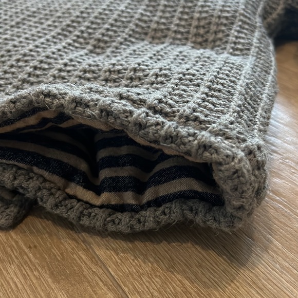 Zara hooded button down sweater jacket, gray boys size 5-6! - Picture 10 of 11